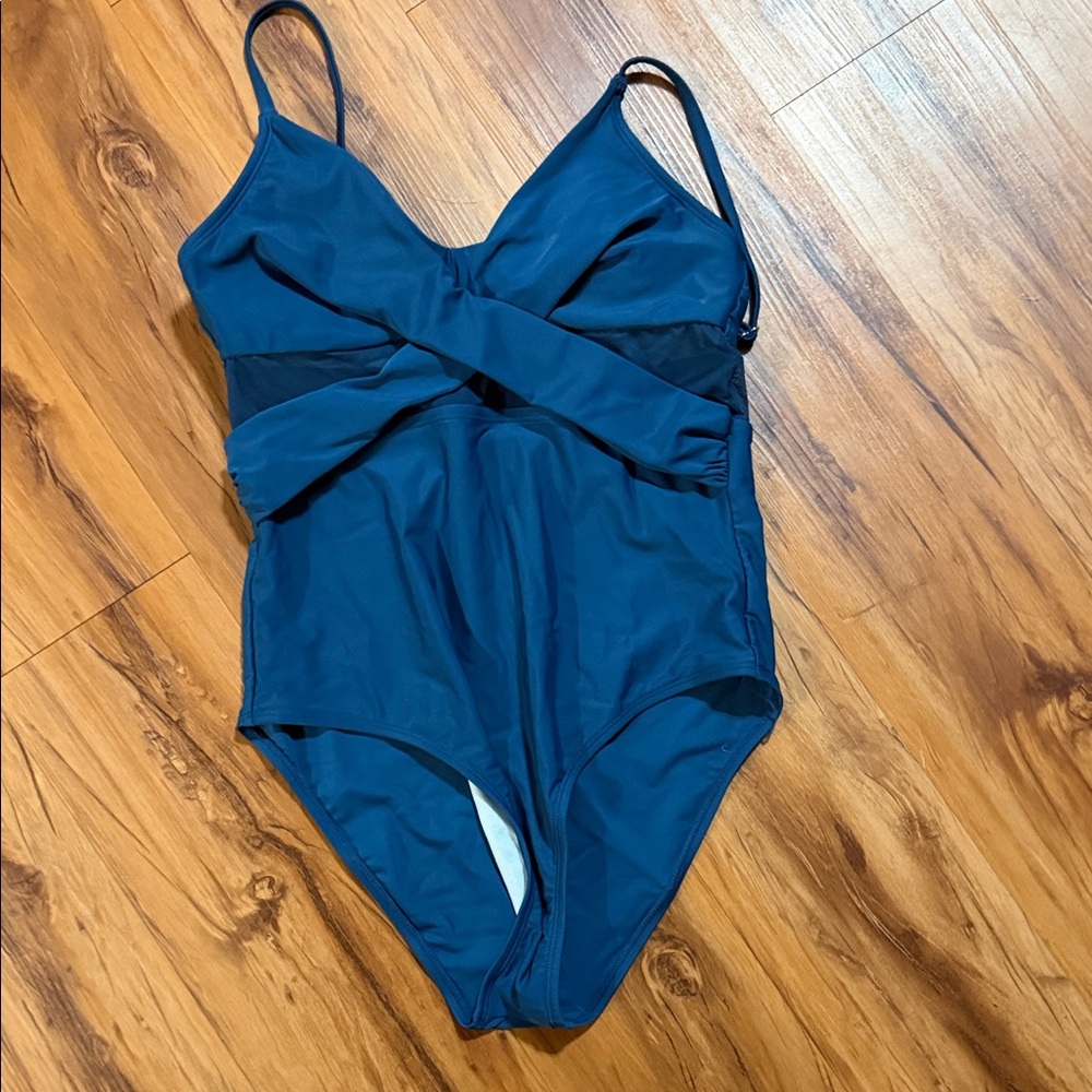 Cupshe Blue One-Piece Swimsuit